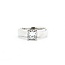 Ring Solitaire .87ct Princess Diamond 14kw 5.35g 225060030