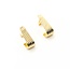 Earrings J Stud 14ky 16x7mm .9g 125072004