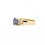 Ring .04ctw Round Diamonds .80ct Tanzanite 14ky Sz6.75 3.5g 225070111