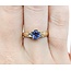 Ring .04ctw Round Diamonds .80ct Tanzanite 14ky Sz6.75 3.5g 225070111