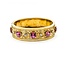 Bracelet Bangle Antique Style .75ctw Round/Euro/Rose Diamonds 8.0ctw Pink Tourmaline 14ky 5.5" 36.2g 225080002