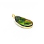 Pendant Bezel Freeform Ammolite 18ky 45x18.5mm 7.3g 225070126