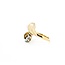 Ring Mid Century Fan Style .09ctw Round Diamonds 6.8mm Akoya Pearl 14ky Sz5 5.8g 225070104
