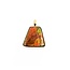 Pendant Bezel Freeform Ammolite 18ky 28.5x22.5mm 4.7g 225070127