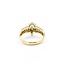 Ring Halo .15ctw Round Diamonds .25ct Emerald 14ky Sz6 3.6g 225070108