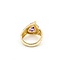 Ring Swirl .20ctw Round Diamonds 1.70ct Amethyst 14ky Sz6 8.2g 225070110
