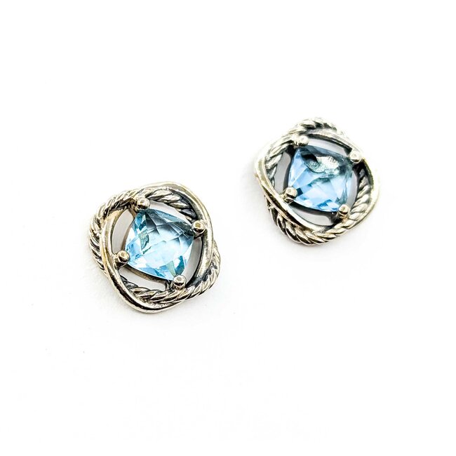 Earrings David Yurman Topaz SS 9.5mm 3.6g 225070086