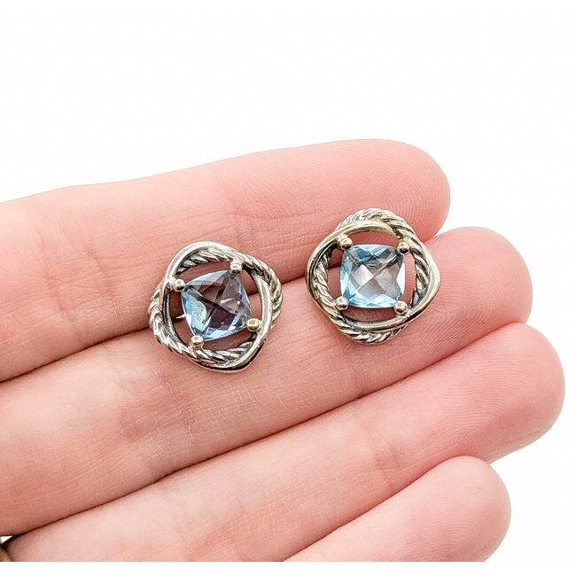 Earrings David Yurman Topaz SS 9.5mm 3.6g 225070086