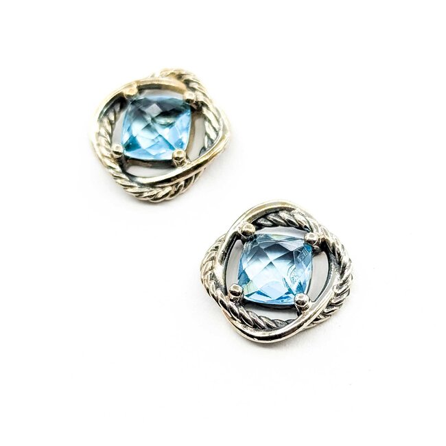 Earrings David Yurman Topaz SS 9.5mm 3.6g 225070086