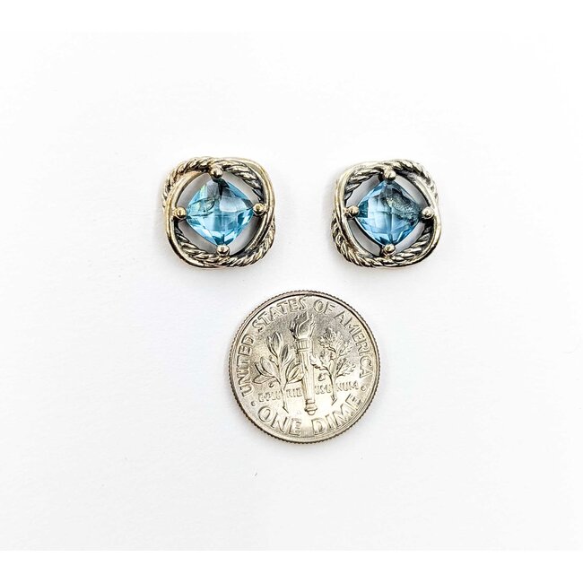 Earrings David Yurman Topaz SS 9.5mm 3.6g 225070086