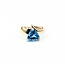 Ring Bypass 3.4ct Topaz 10ky Sz7 3.2g 225070105