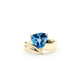 Ring Bypass 3.4ct Topaz 10ky Sz7 3.2g 225070105