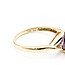 Ring Heart .01ctw Round Diamonds 1.50ct Amethyst 14ky Sz6.5 2.3g 225070109