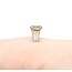 Ring 3-Stone .10ctw Baguette Diamonds .94ct Alexandrite GIA: 2233584992 14kw 2mm Sz8 4.2g 125060099
