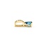 Pendant Drop .05ctw Round Diamonds .85ct Topaz 14ky 18.5x5mm 1.4g 225070119