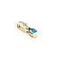 Pendant Drop .05ctw Round Diamonds .85ct Topaz 14ky 18.5x5mm 1.4g 225070119