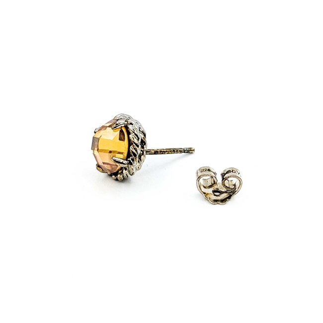 Earrings David Yurman 8.5mm Citrine SS 10.3mm 4.7g 225070087