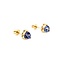 Earrings Stud 1.00ctw Tanzanite 14ky 5mm 1.2g 225070114