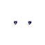 Earrings Stud 1.00ctw Tanzanite 14ky 5mm 1.2g 225070114