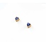 Earrings Stud 1.00ctw Tanzanite 14ky 5mm 1.2g 225070114