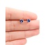 Earrings Stud 1.00ctw Tanzanite 14ky 5mm 1.2g 225070114