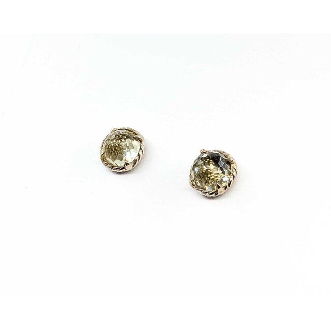 Earrings David Yurman Lemon Quartz SS 9.5mm 3.4g 225070084