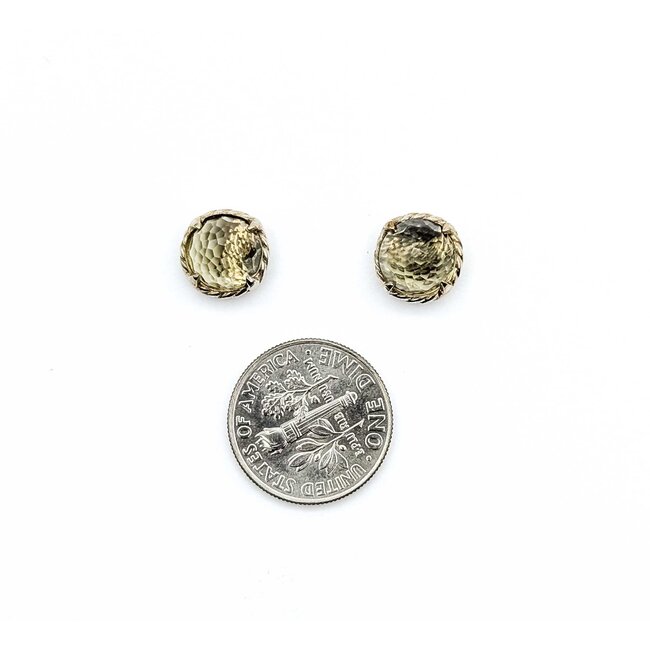 Earrings David Yurman Lemon Quartz SS 9.5mm 3.4g 225070084