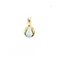 Pendant Drop .85ct Opal 14ky 20x10mm 1.4g 225070120