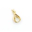 Pendant Drop .85ct Opal 14ky 20x10mm 1.4g 225070120