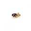 Pendant Drop .01ct Round Diamond 1.39ct Garnet 14ky 15x8mm 1.5g 225070125