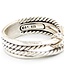 Rings David Yurman .03ctw Round Diamonds SS Sz6.5 4.5g 225070085