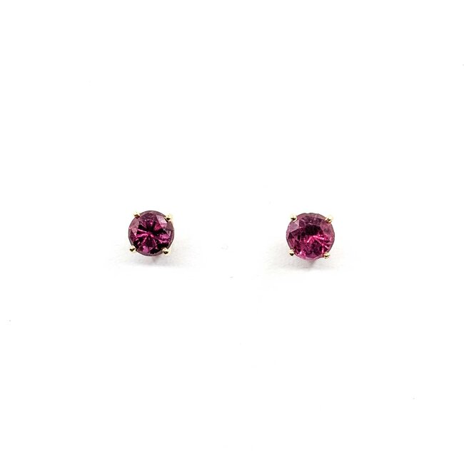 Earrings Studs 2.10ctw Pink Tourmaline 14ky 1.7g 225080005