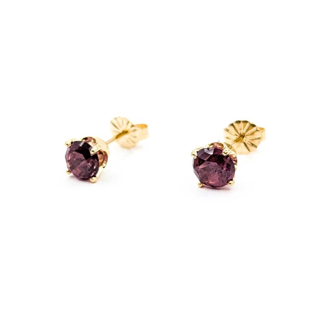 Earrings Studs 2.10ctw Pink Tourmaline 14ky 1.7g 225080005
