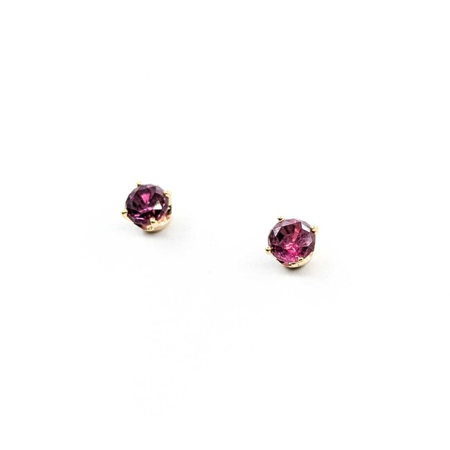 Earrings Studs 2.10ctw Pink Tourmaline 14ky 1.7g 225080005