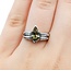 Ring Set Contour Band .35ctw Baguette Diamonds .90ct Alexandrite 900pt Sz6 7.2g 125040043