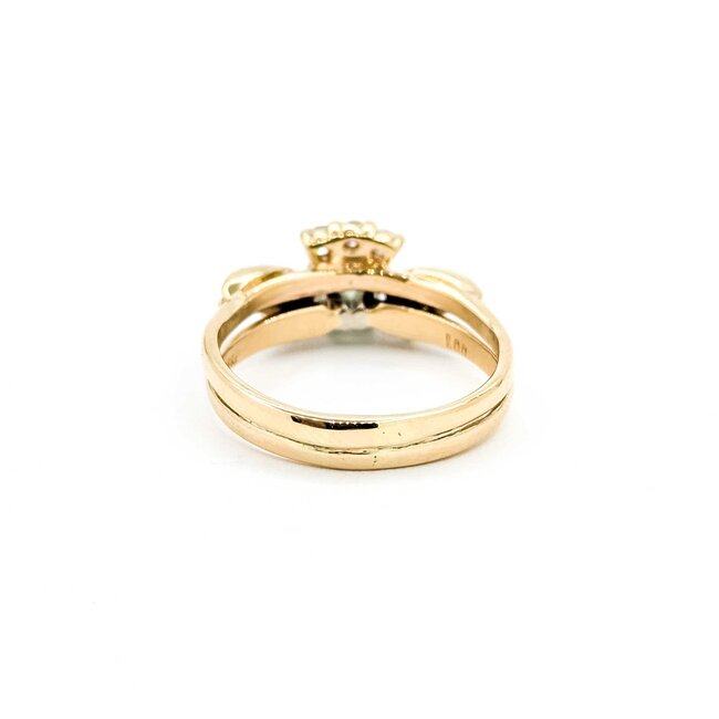 Ring .50ctw Round Diamonds .85ct Alexandrite GIA: 2231584947 14ky sz7 7.5mm 124060191