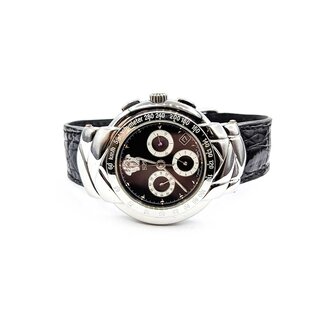 Watch Versace Model 9 137 922 LImited Edition #01/2500 42mm Stainless Steel Leather Strap Box 225086605