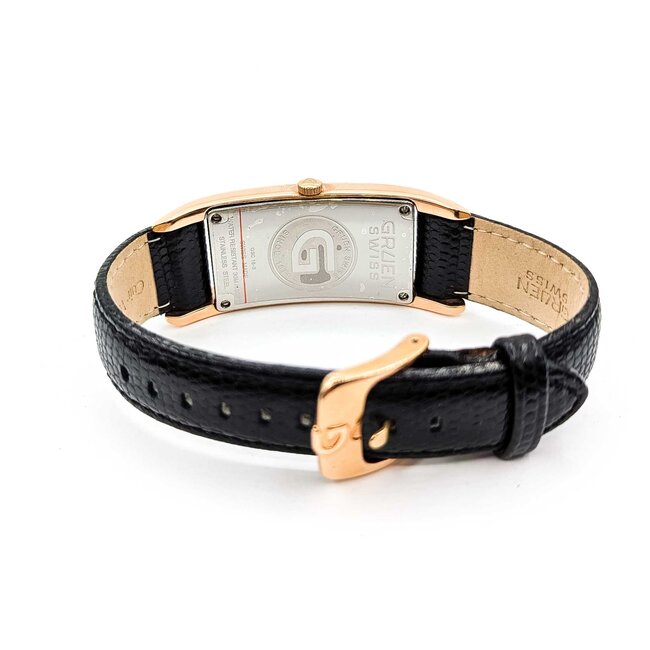 Watch Gruen Curvex GSC 16-3 24mm Stainless Steel Leather Strap Box and Papers 225086603