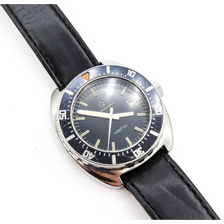 Watch Eternamatic Kontiki 41mm Stainless Steel Leather Strap Watch Only 225086601