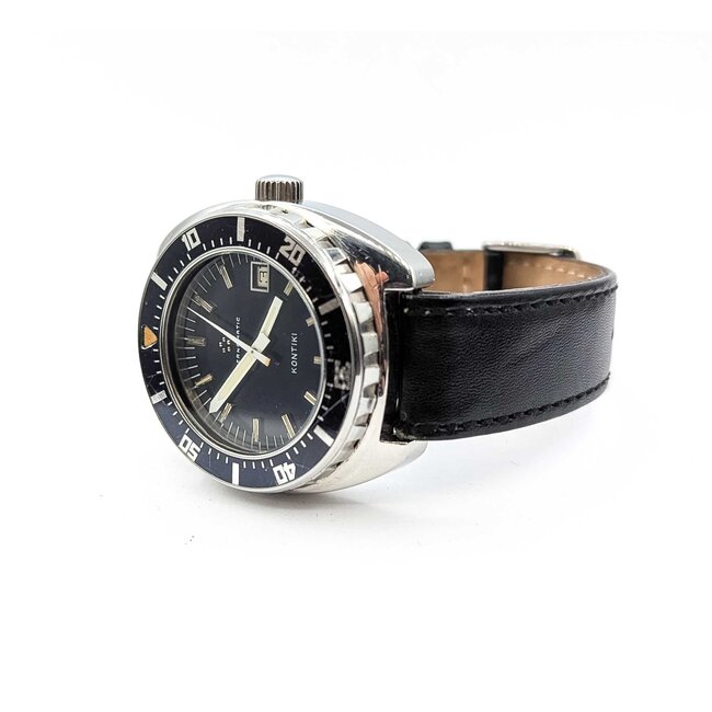 Watch Eternamatic Kontiki 41mm Stainless Steel Leather Strap Watch Only 225086601