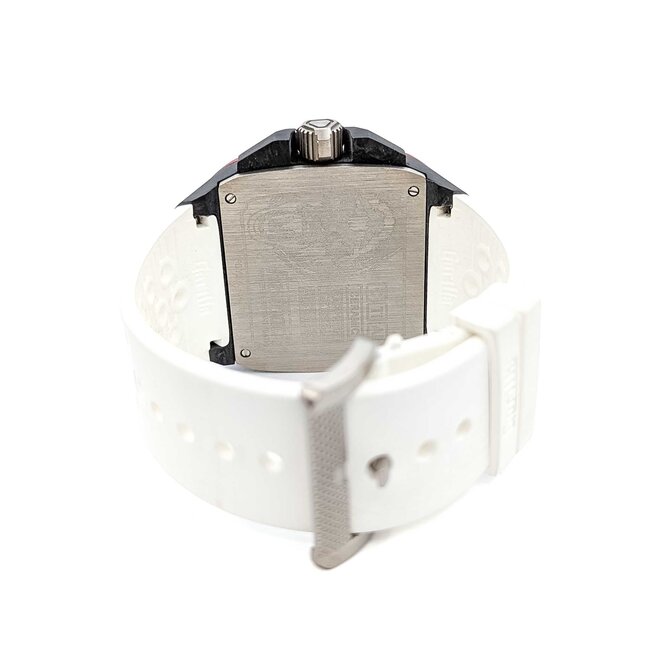 Watch Gorilla Fastback White 44mm Ceramic/Stainless Rubber Strap Watch Only 225086600