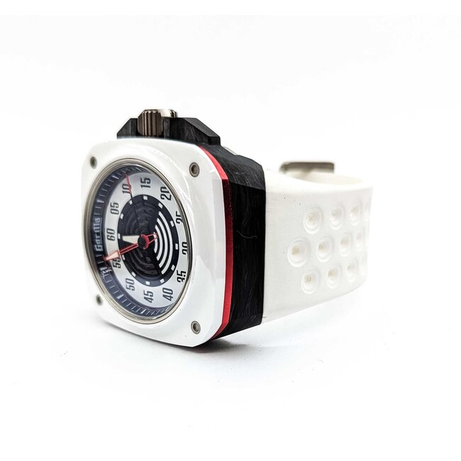 Watch Gorilla Fastback White 44mm Ceramic/Stainless Rubber Strap Watch Only 225086600