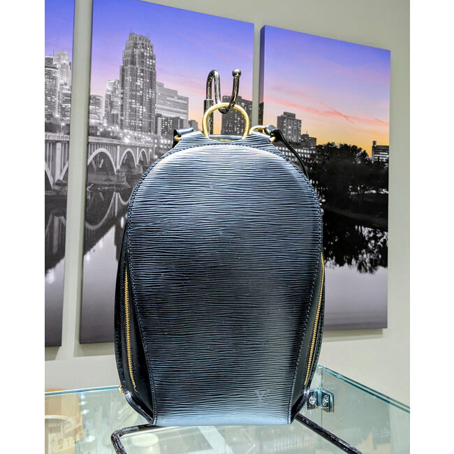Backpack Louis Vuitton Mabillon Black Epi Leather 125085001