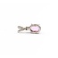Pendant Drop .03ct Round Diamond 2.0ct Pink Topaz 10kw 19x7mm 1.4g 225070122