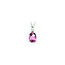 Pendant Drop .03ct Round Diamond 2.0ct Pink Topaz 10kw 19x7mm 1.4g 225070122