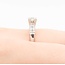 Ring Mid Century .38ct Round Diamond .12ctw Diamonds 14kw Sz8 3.3g 225080010