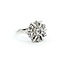 Ring Snowflake .35ctw Round Diamonds 14kw Sz4.5 4.1g 225070112