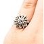 Ring Snowflake .35ctw Round Diamonds 14kw Sz4.5 4.1g 225070112