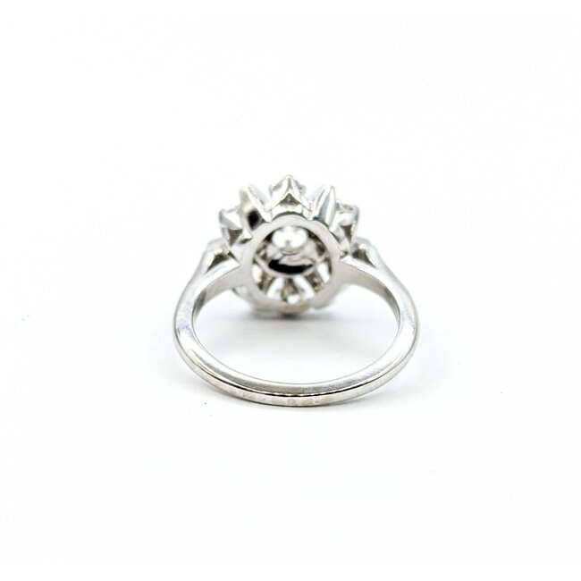 Ring Snowflake .35ctw Round Diamonds 14kw Sz4.5 4.1g 225070112