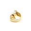 Ring Burnished .77ct Pear Diamond .42ctw Diamonds 14ky Sz5 5.8g 225080009
